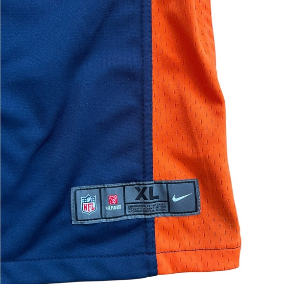 Nike Denver‎ Broncos Eric Decker #87 Orange Jersey NFL Football Youths Size XL - Picture 3 of 9